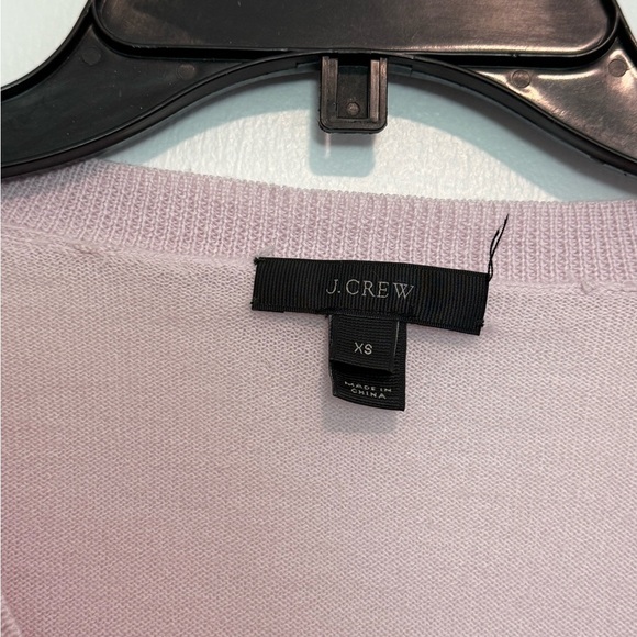 J. Crew Gray Merino Wool/Cotton Super Soft V Neck Sweater Womens Size XS - Picture 2 of 4